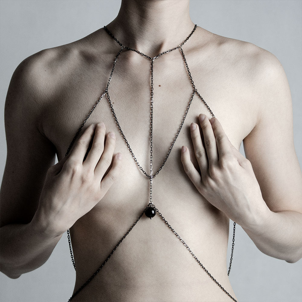 Bondage Body Chain – Seeress Silver