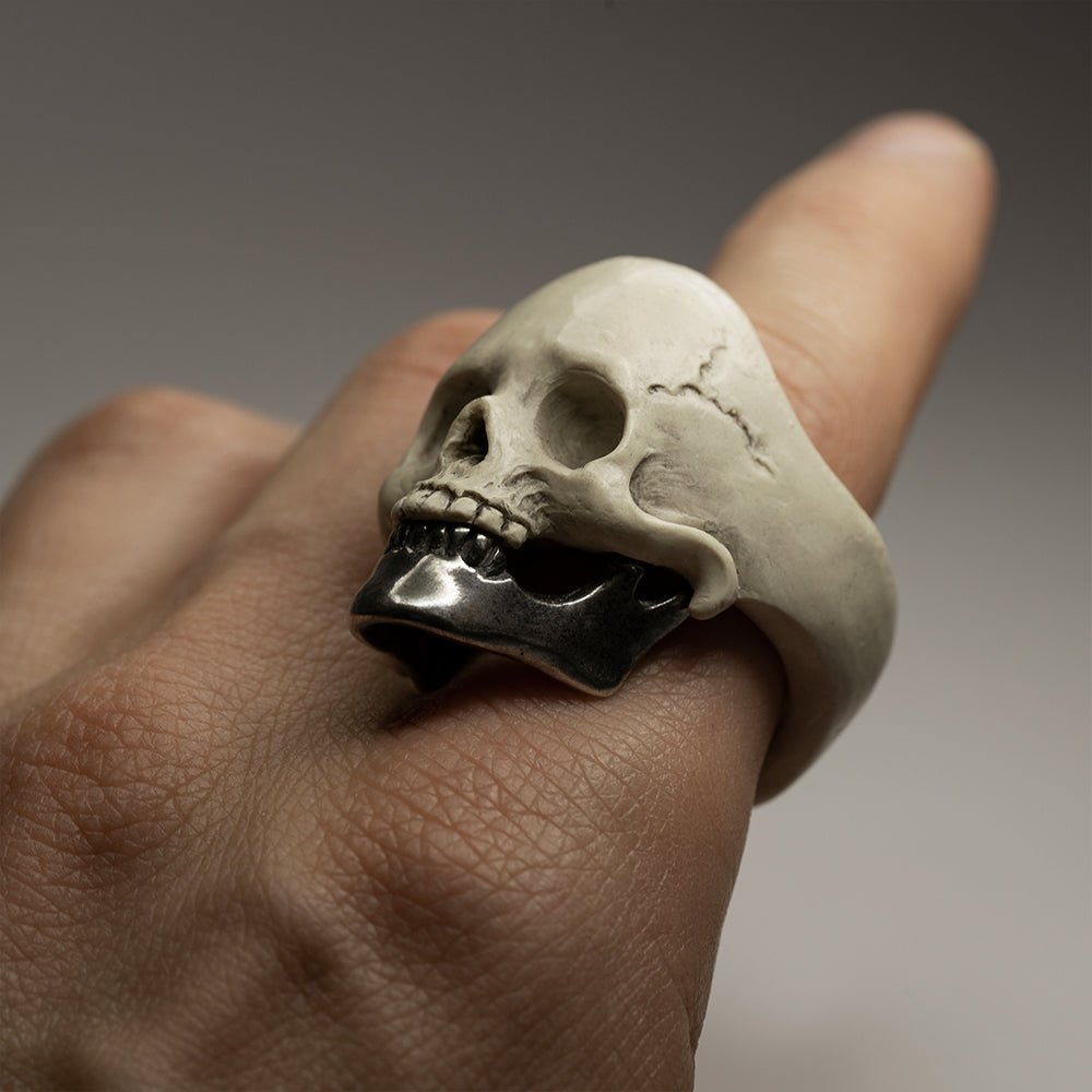 Stainless Steel Skull Ring - Norse Spirit