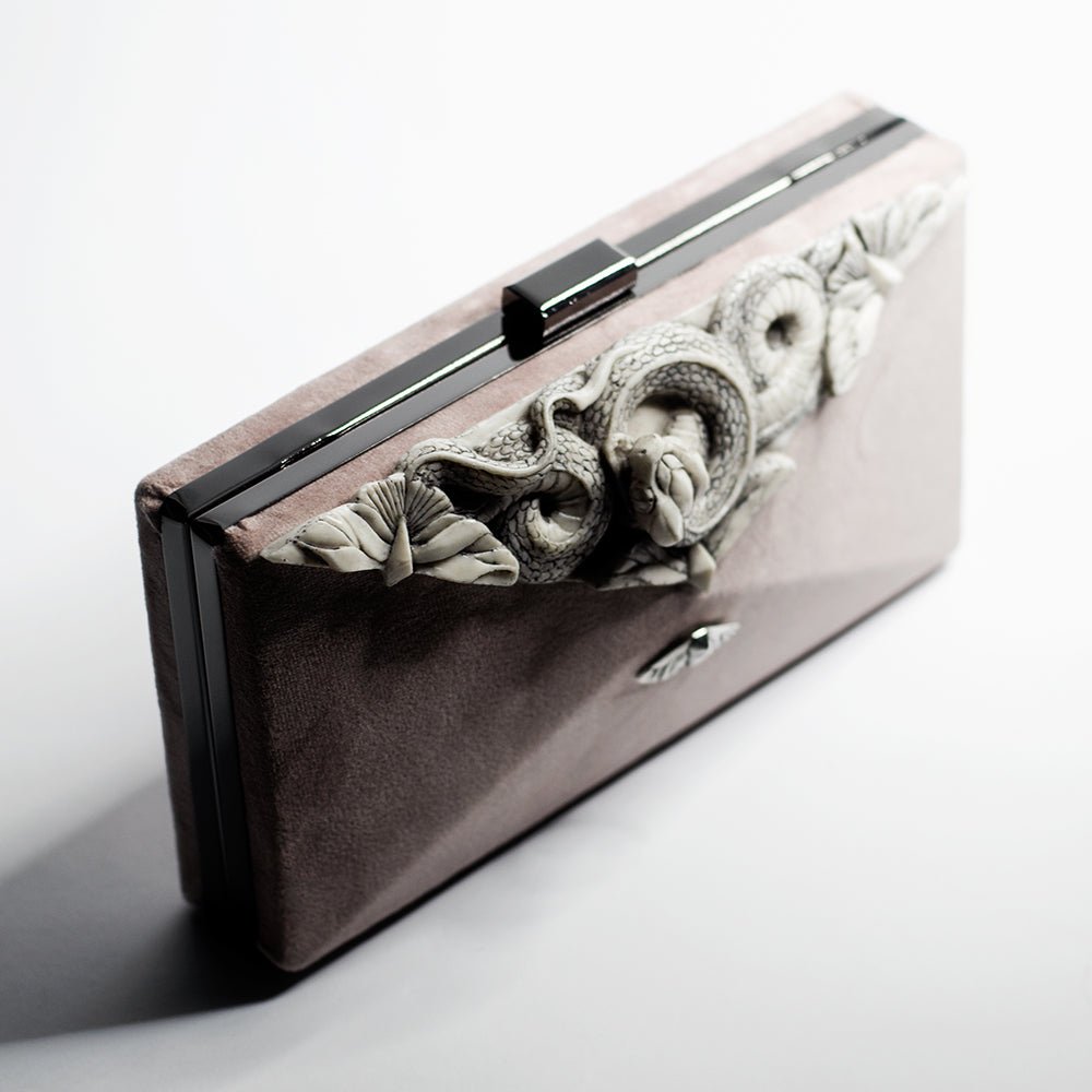 SNAKE & BUTTERFLIES CLUTCH - Macabre Gadgets Store