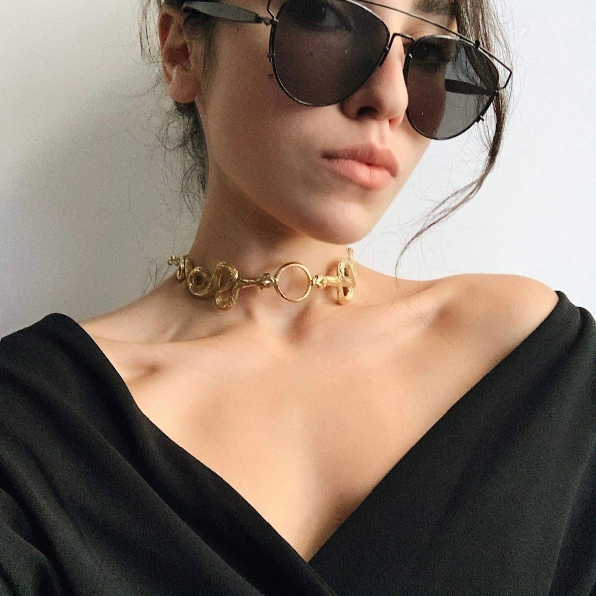 SNAKES CHOKER - Macabre Gadgets Store