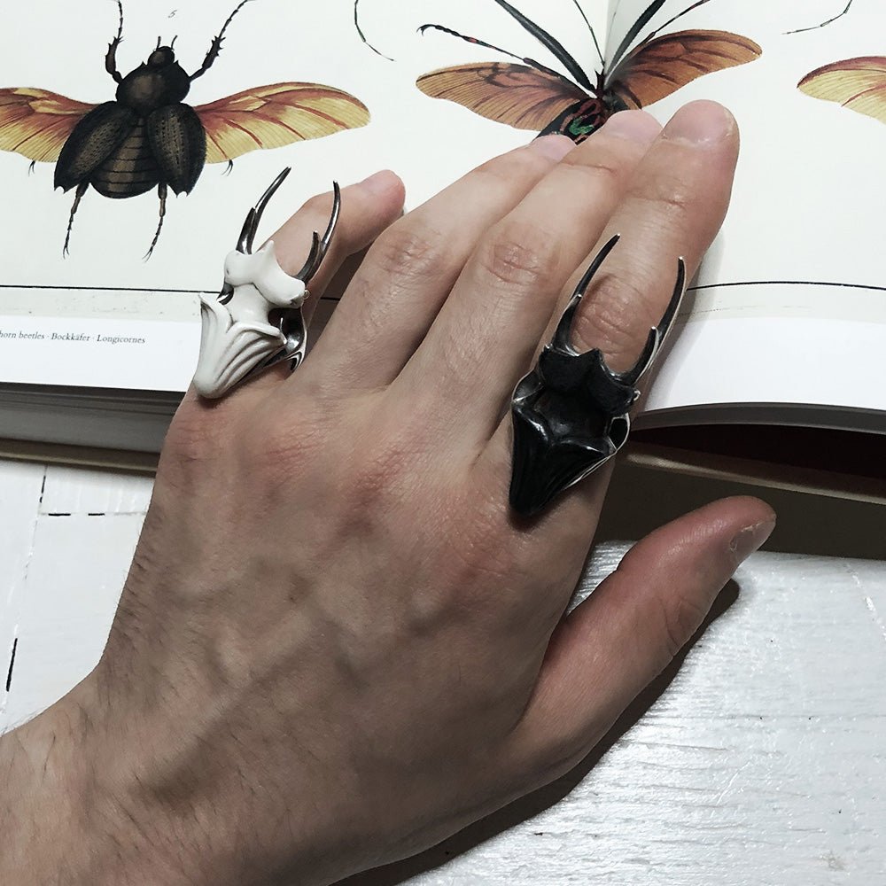 STAG BEETLE RING - Macabre Gadgets Store
