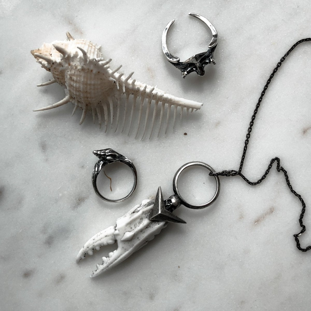 VERTEBRA RING - Macabre Gadgets Store