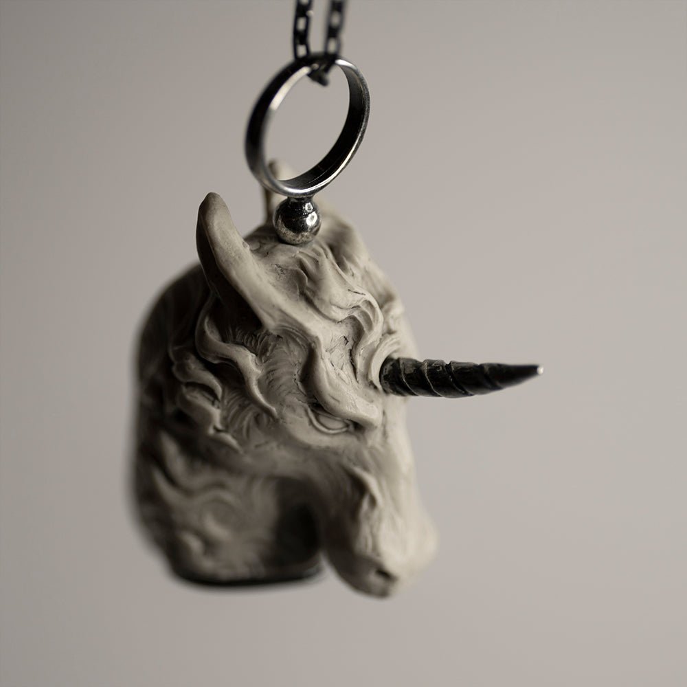 Handmade Silver/gold Unicorn Pendant and Chain - Etsy