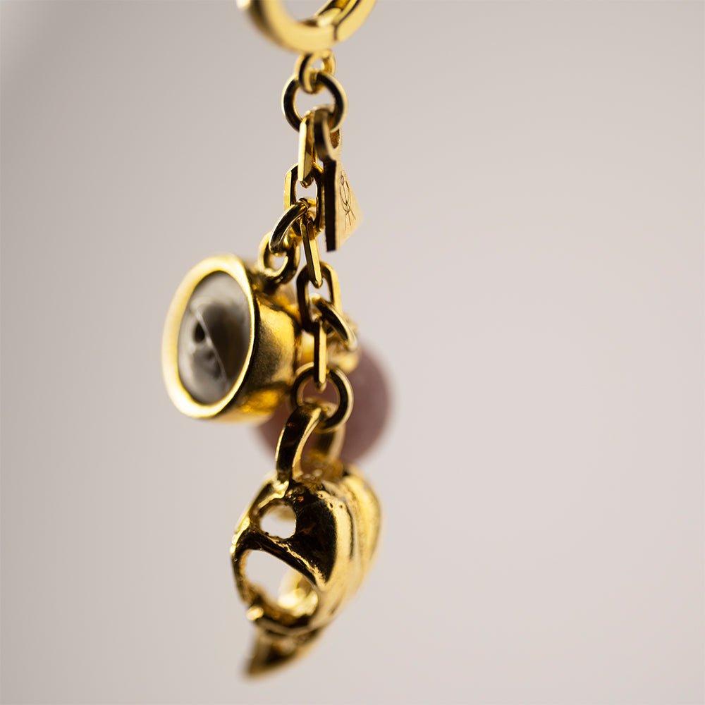 WOODS CHARM EARRING - Macabre Gadgets Store