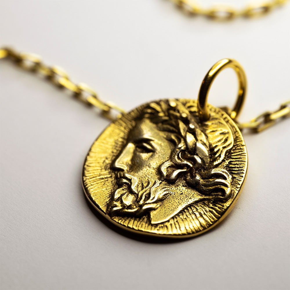ZEUS COIN PENDANT - Macabre Gadgets Store